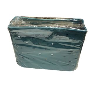 Beach Tote , Rubber, Sand/Waterproof, Large, Lake Green